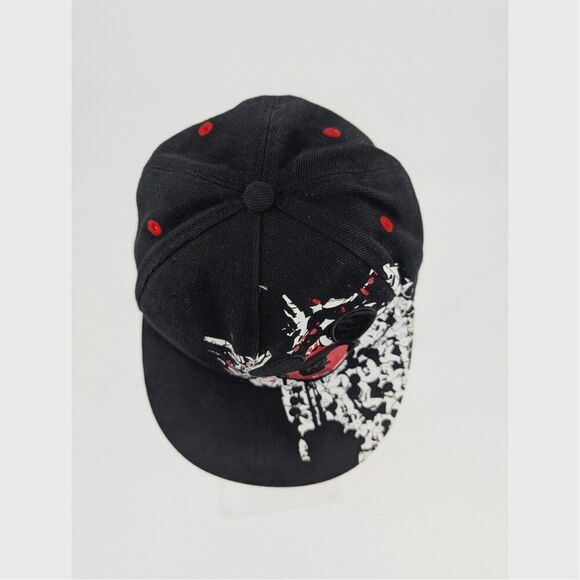 Disney Parks Angry Mickey Mouse Hat Youth Black Graffiti Streetwear - Picture 6 of 11